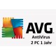AVG Anti Virus 2 PC 1 Jahr